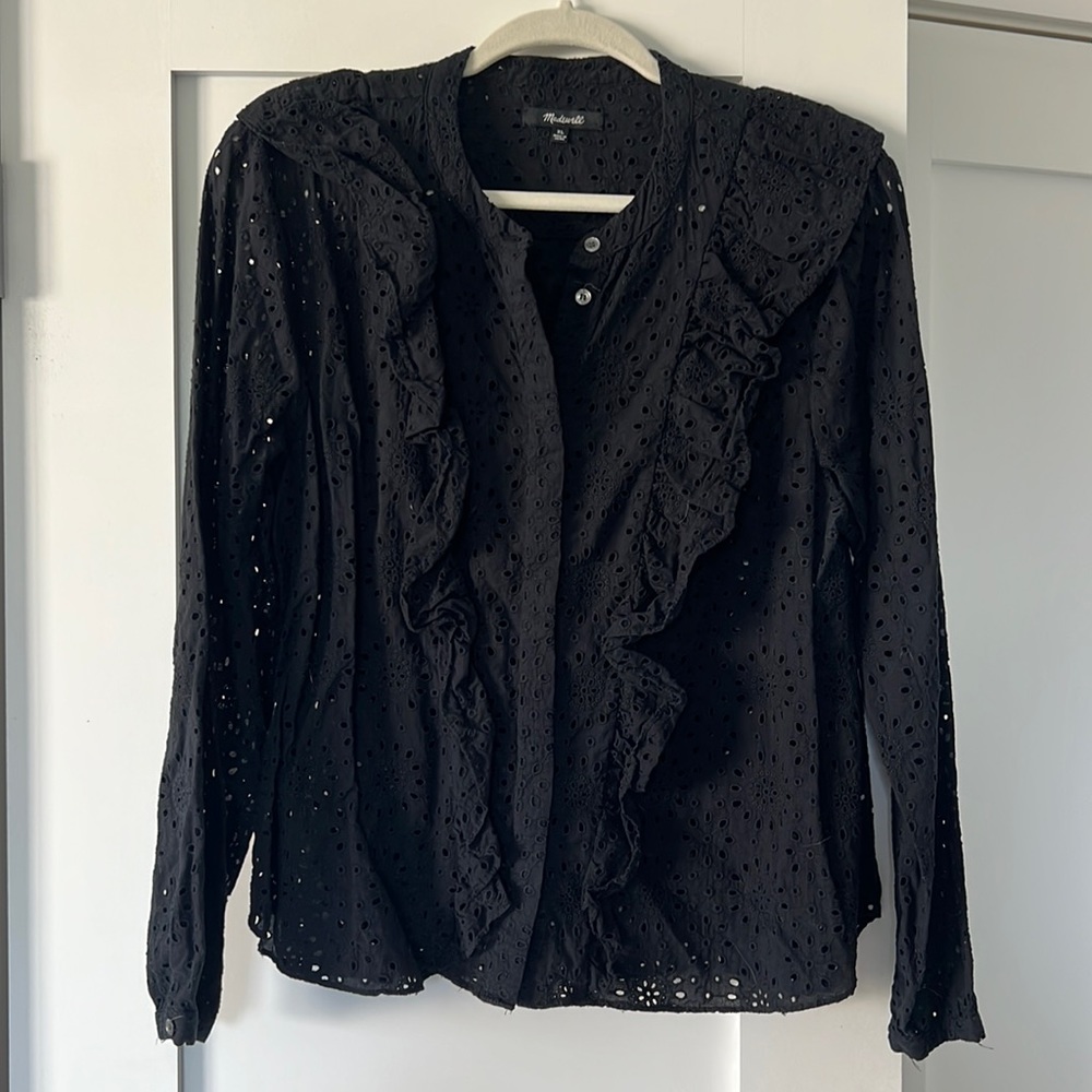 Madewell eyelet shirt